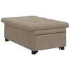 vidaXL Schlafsofa Taupe 194 x 67 x 82 cm Mikrofaser