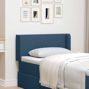 vidaXL Kopfteil Ohr Blau 40,5 x 40,5 x 4 cm Stoff