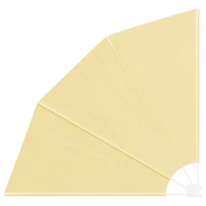 vidaXL Balkon Sichtschutz 140 x 140 cm Polyester Sand