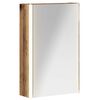 vidaXL Badezimmerspiegelschrank Altholz 33 x 11,5 x 50 cm