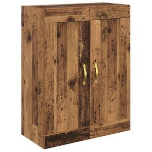 vidaXL Wandschrank Altholz 69,5 x 34 x 90 cm Holzwerkstoff
