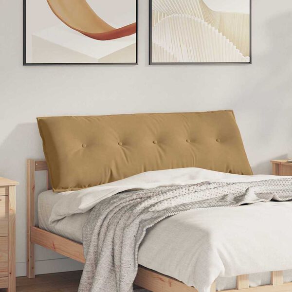 vidaXL R&uuml;ckenkissen Braun 140 x 50 cm Cordstoff