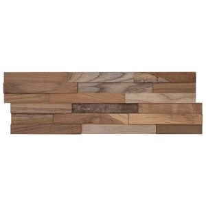 vidaXL Wandpaneele 10 stk. Natur 56 x 18 x 2 cm Massivholz Teak