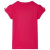 Kinder-T-Shirt Knallrosa 104