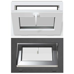 vidaXL Kellerfenster RISOR 60 x 40 cm PVC und Glas
