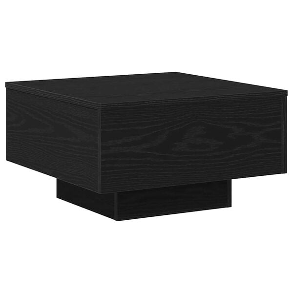 vidaXL Couchtisch Schwarz Eichen-Optik 55 x 55 x 31 cm