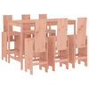 vidaXL 7-tlg. Gartenbar-Set Massivholz Douglasie