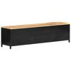 vidaXL TV-Schrank 130x30x37 cm Raues Mango-Massivholz
