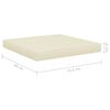 vidaXL Palettensofa-Auflagen 3 Stk. Creme Stoff