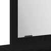 vidaXL Schminktisch mit Regal Schwarz Eichen-Optik 50 x 41 x 140 cm