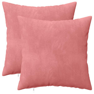 vidaXL Kissen mit Kissen HEERLEN 2 Stk. Rosa Samt