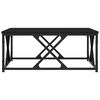 vidaXL Couchtisch Schwarz 70x70x30 cm Holzwerkstoff