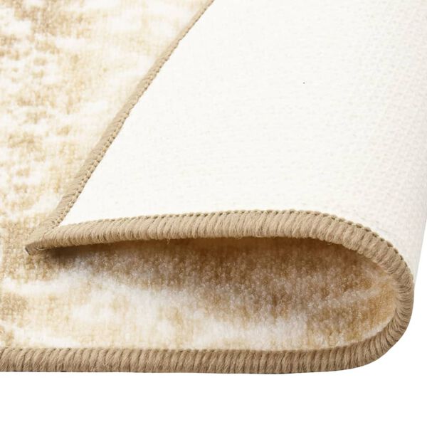 vidaXL Teppichl&auml;ufer Golden 80x300 cm