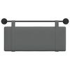vidaXL H&auml;ngevorderseite Wandmontiert Dunkelgrau 110 x 55 x 5 cm Stoff