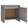 vidaXL Nachttische 2 Stk. Grau Sonoma 45x34x44,5cm Holzwerkstoff
