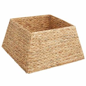vidaXL Weihnachtsbaumkragen Quadratisch Natur 50 x 50 x 25 cm