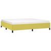 vidaXL Bettgestell ohne Matratze Gr&uuml;n 200x200 cm Stoff