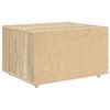 vidaXL Schubladenschrank mit Rad Braun 55 x 45 x 33,5 cm Holzwerkstoff