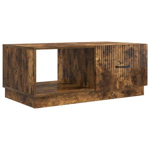 vidaXL Couchtisch Ger&auml;ucherte Eiche 90 x 50 x 37 cm Holzwerkstoff