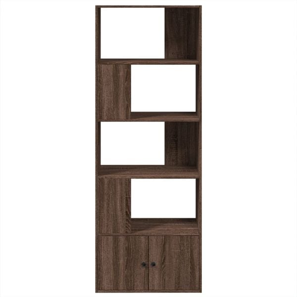 vidaXL Bücherregal Braun Eichen-Optik 70x36x189 cm Holzwerkstoff