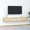 vidaXL TV-Schr&auml;nke 2 Stk. Sonoma-Eiche 80x31x25,5 cm Holzwerkstoff