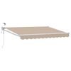 vidaXL Elektrische ausziehbare Markise Beige 3,5 x 2 m