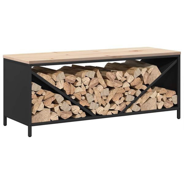 Moritz Kaminholzregal Doppelte S Form, Holzlager Brennholzregal Stapelhilft Kaminholzstaender Feuerholzregal S012g0fe
