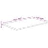 vidaXL Tischplatte 110x60x2,5cm Rechteckig Massivholz Akazie Baumkante
