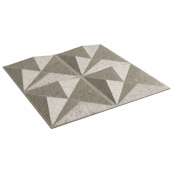 vidaXL Wandpaneele 12 pcs Origami Beton 50 x 50 cm XPS Schaum