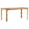 vidaXL Esstisch 160&times;80&times;76 cm Recyceltes Massivholz