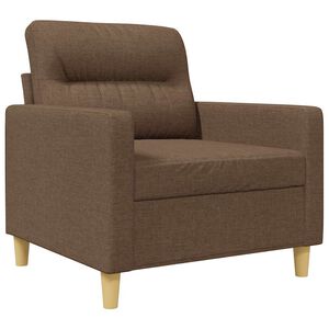 vidaXL Sofasessel Braun 60 cm Stoff