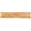 vidaXL Tischplatte mit Baumkante 180x20x2,5 cm Massivholz Mango