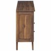 vidaXL Sideboard mit Schubladen Natur 100 x 30 x 68 cm Massivholz Teak