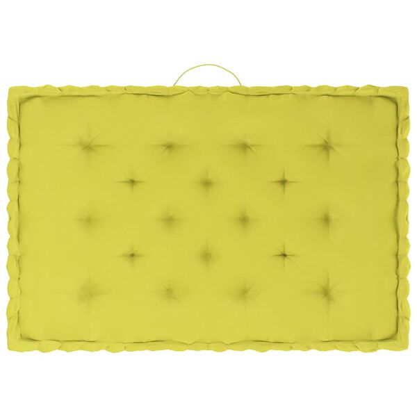 vidaXL Palettenkissen 5-tlg. Apfelgr&uuml;n Baumwolle