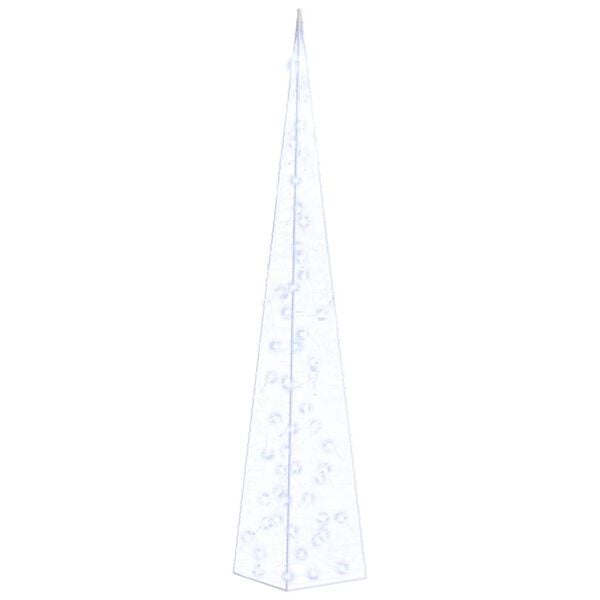 vidaXL LED-Leuchtkegel Acryl Deko Blau 120 cm