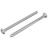 vidaXL Schraube 2 stk. Silber M6 x 100 mm Stahl