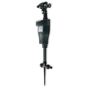 vidaXL Wasserstrahl-Tiervertreiber mit PIR-Sensor Dunkelgr&uuml;n