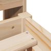 vidaXL Massivholzbett ohne Matratze 75x190 cm Kiefernholz