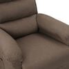 vidaXL Relaxsessel Taupe Stoff