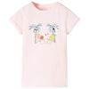vidaXL Kinder-T-Shirt Zartrosa 92