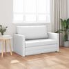 vidaXL Klappsofa Bett Wei&szlig; 124 x 71 x 78 cm PVC
