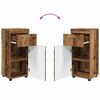 vidaXL Badezimmerschrank-Set TULUM Altholz 37 x 31,5 x 82 cm