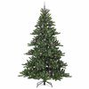 vidaXL K&uuml;nstlicher klappbarer Weihnachtsbaum Gr&uuml;n 240 cm PVC und Stahl
