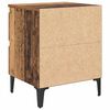 vidaXL Nachttisch Altholz 40 x 35 x 50 cm Holzwerkstoff