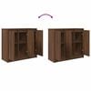 vidaXL Sideboard Braun Eichen-Optik 85x34x76 cm Holzwerkstoff