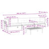 vidaXL 4-tlg. Garten-Sofagarnitur aus Paletten mit Kissen Akazienholz