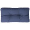 vidaXL Palettenkissen Marineblau 80x40x12 cm Stoff