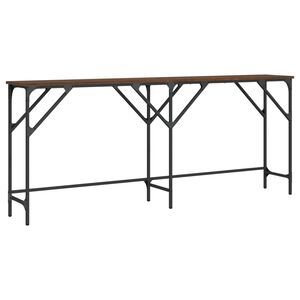 vidaXL Konsolentisch Braun Eichen-Optik 180x29x75 cm Holzwerkstoff