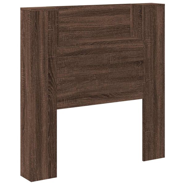 vidaXL Kopfteil Braun Eichen-Optik 100 x 16,5 x 103,5 cm Holzwerkstoff