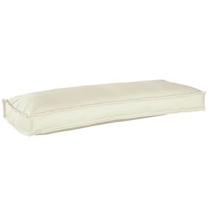 vidaXL Kissen Creme 100 x 40 x 8 cm Oxford-Stoff